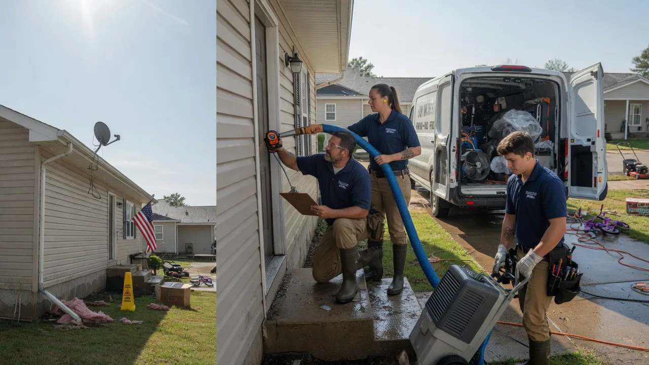 Ceiling Water Damage Restoration in Sims, NC near me